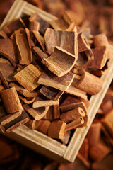 Various grain herbal medicinal herbs in the traditional market