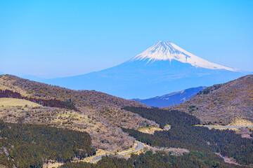 Fototapeta premium 【静岡県】晴天の仁科峠