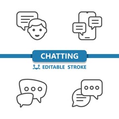 Chatting - Discussion - Conversation Icons