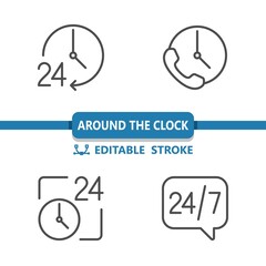 Around The Clock Icons