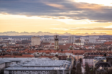 Fototapeta na wymiar Munich panorama
