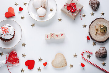 Cute romantic greeting card good for Valentine's Day, Birthday, Mother's day and other holidays.