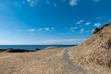快晴の野島崎　千葉県南房総市