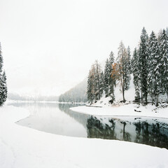 Winter mountain landscape 