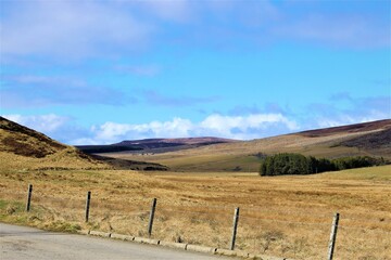 Fototapeta na wymiar The beautiful mountains of Scotland 