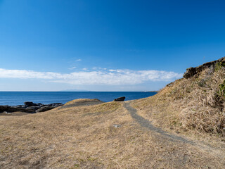 快晴の野島崎　千葉県南房総市