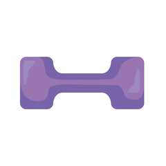 dumbbell gym accessory isolated icon vector illustration design