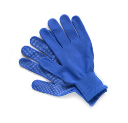New blue working gloves