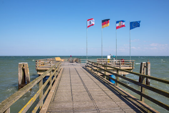 Seebr&uuml;cke im Ostsebad Dahme, Schleswig-Holstein