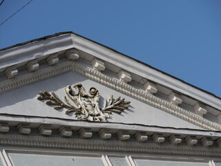 detail of the facade of the cathedral