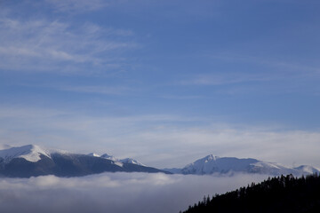 Obraz na płótnie Canvas snow mountain Slovakia ski winter Jasna Europa