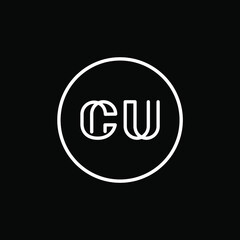 CU logo CU icon CU vector CU monogram CU letter CU minimalist CU triangle CU flat Unique modern flat abstract logo design 
