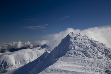 Fototapeta na wymiar snow mountain Slovakia ski winter Jasna Europa