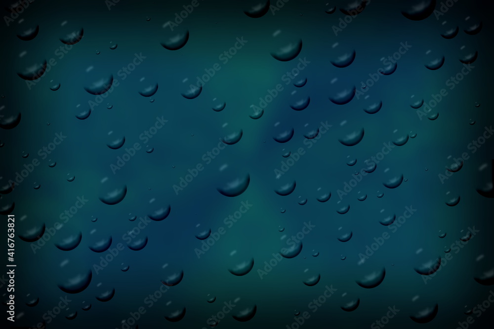 Poster drops of water. abstract background with space. luxury fashion azure backdrop in light violet colors