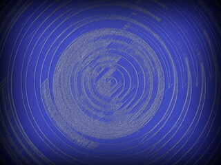 Creative backdrop in dark purple tones. Graphic colored ornate wallpaper. Magical space inspiration. Stylish modern art of glowing stainy geometric shapes. Fantasy of wave positive energy in darkness.