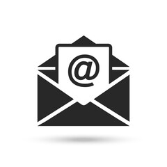 Open mail icon vector image