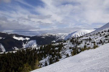 snow mountain Slovakia ski winter Jasna Europa