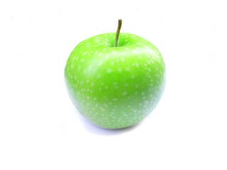 green apple isolated on white