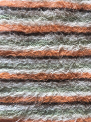 color texture of sheep wool fibers, handmade woven products