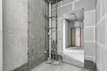 new apartment without finishing