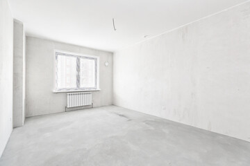 new apartment without finishing