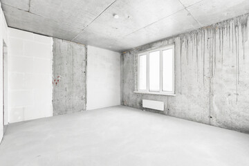 new apartment without finishing