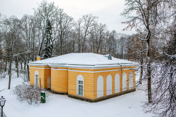 Evening hall. View from above. Pushkin. St. Petersburg. Russia