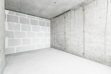 new apartment without finishing