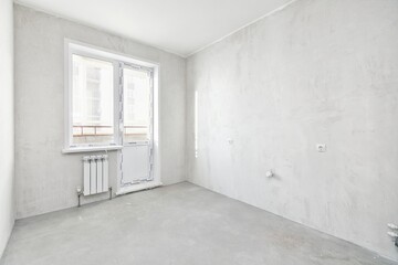 new apartment without finishing