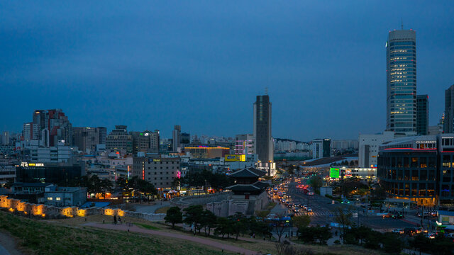 Dongdaemun District, Seoul, South Korea.