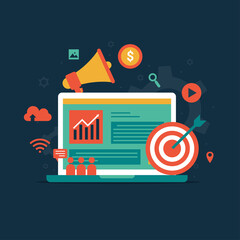 online business marketing seo optimization, internet conneted advertising