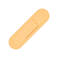 medical patch vector on a white background.Band aid . Vector icon