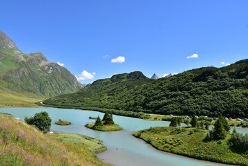 lake in the mountains