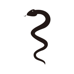 snake vector icon  illustration sign