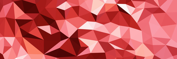 Abstract red triangle shape background