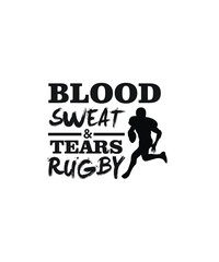 Rugby T-shirt graphic design for rugby lovers. High resolution, printable on all items.