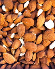 Almonds Kernels for Background or Texture