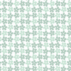 Simple background of blue flowers. Forget-me-nots on a white background. Vector illustration. Summer print for scrapbooking, bedding, wrapping paper and baby clothes.