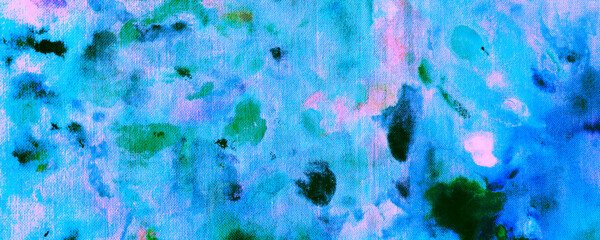 Blue Ink Dirty Template. Black Contemporary