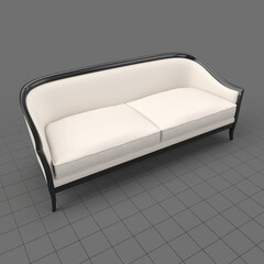 Cabriole style sofa 2