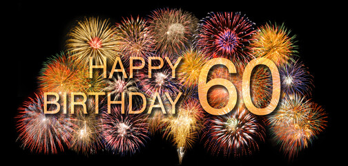 happy congratulations to the 60th birthday
