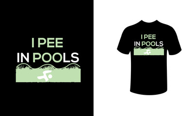 Fototapeta premium t shirt design i pee.