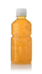 Fruit juice isolated on white.