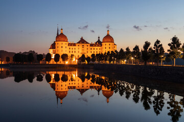 Sonnenaufgang Schloss Moritzburg