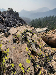 rocks in the mountains