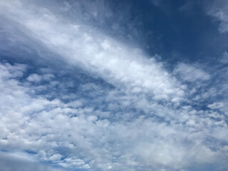 Fototapeta premium Wolkenformation in der Eifel