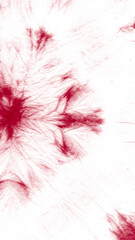  White Bleach Dye. Dyed Boho Craft Illustration.