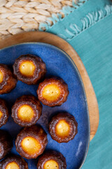 A plate of Canelés de Bordeaux
