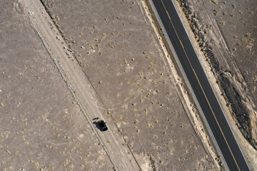 Fototapeta premium Death Valley bird eye view