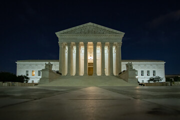 United States Supreme Court at Night